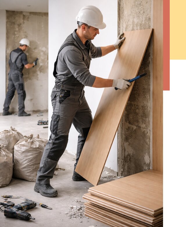 Демонтаж стеновых панелей в Миассе от 3560 руб. за м² быстро и недорого | ОТДЕЛОЧНИК-Мсс