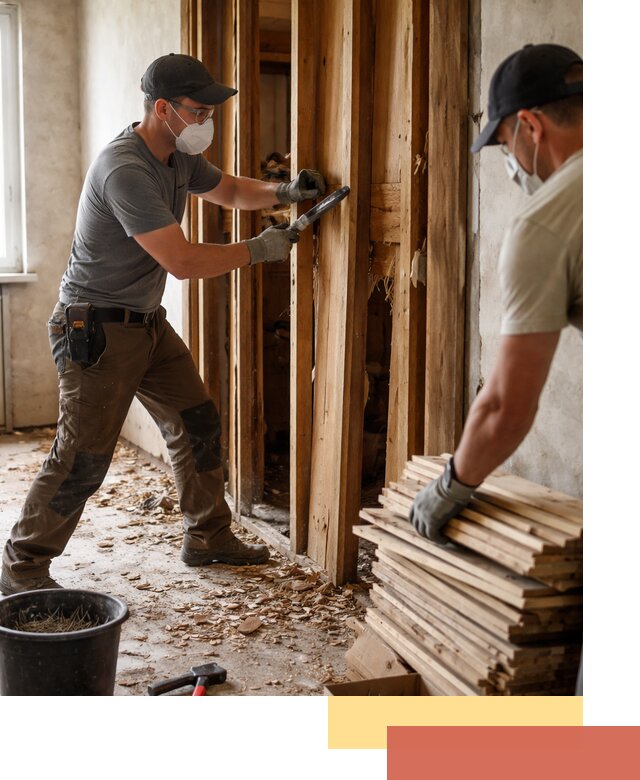 Демонтаж деревянных перегородок в Миассе быстро и аккуратно