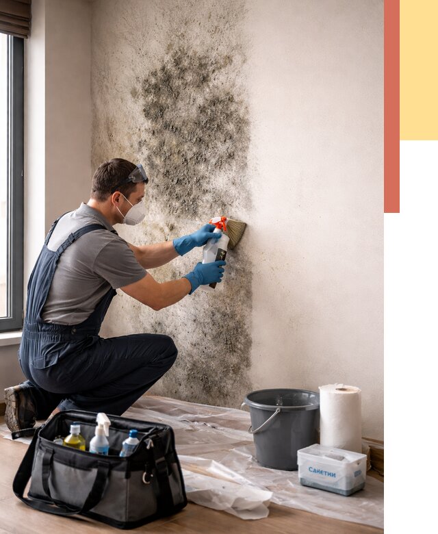 Удаление плесени со стен в Миассе от 2187 руб. — быстро и недорого | ОТДЕЛОЧНИК-Мсс