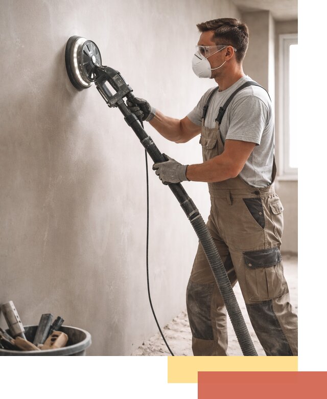 Профессиональная шлифовка стен в Миассе быстро и качественно