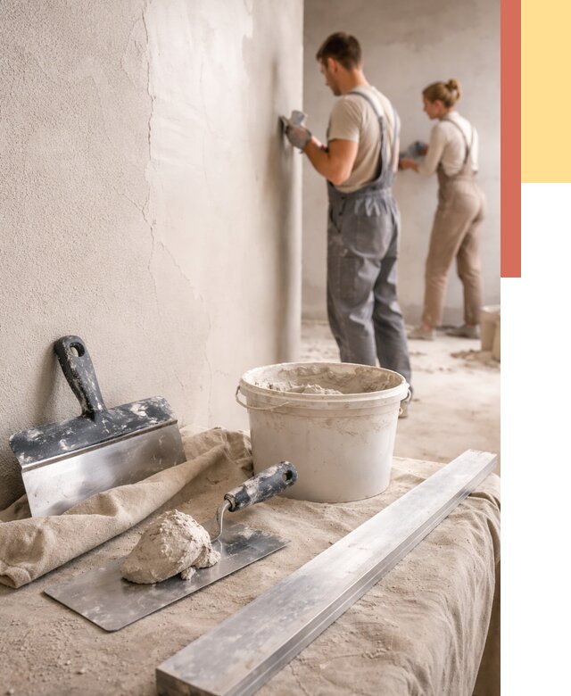 Штукатурка стен гипсовая в Миассе от 4577 руб/м2 — быстро и недорого | ОТДЕЛОЧНИК-Мсс