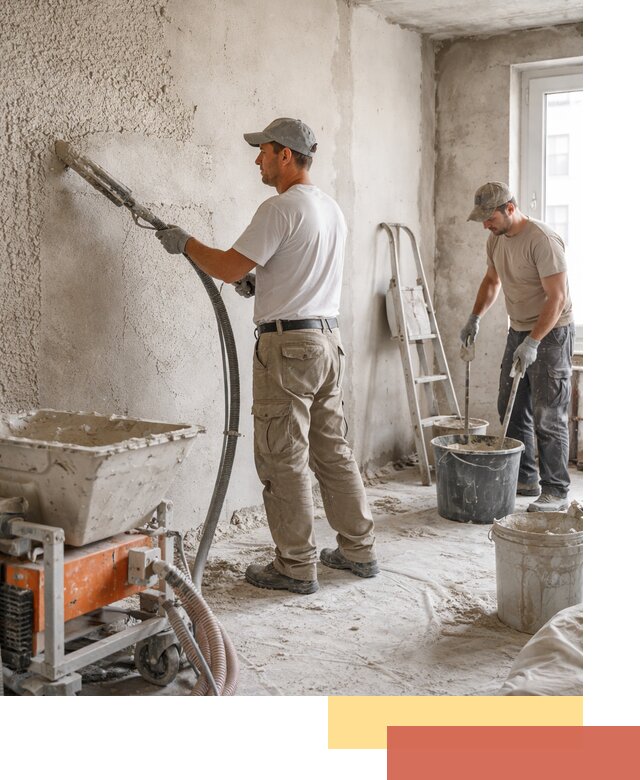 Машинная штукатурка стен в Миассе — быстро и качественно