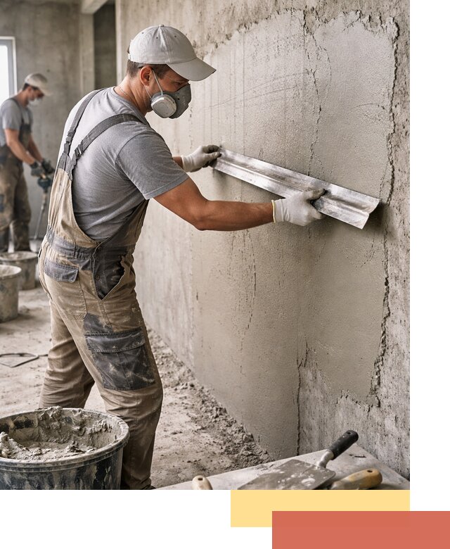 Штукатурка бетонных стен в Миассе качественно и долговечно