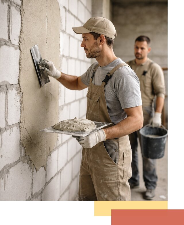 Штукатурка стен из газобетона в Миассе под ключ