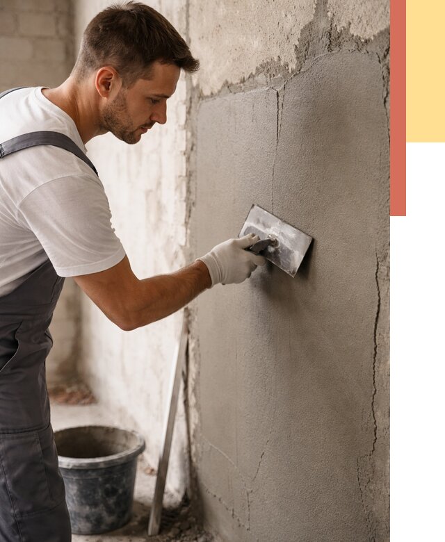 Штукатурка стен под плитку в Миассе от 4271 руб./м2 — выравнивание под плитку | ОТДЕЛОЧНИК-Мсс