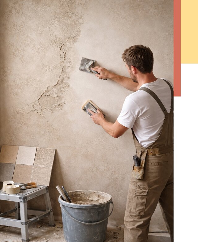 Ремонт декоративной штукатурки в Миассе от 4577 руб. под ключ | ОТДЕЛОЧНИК-Мсс