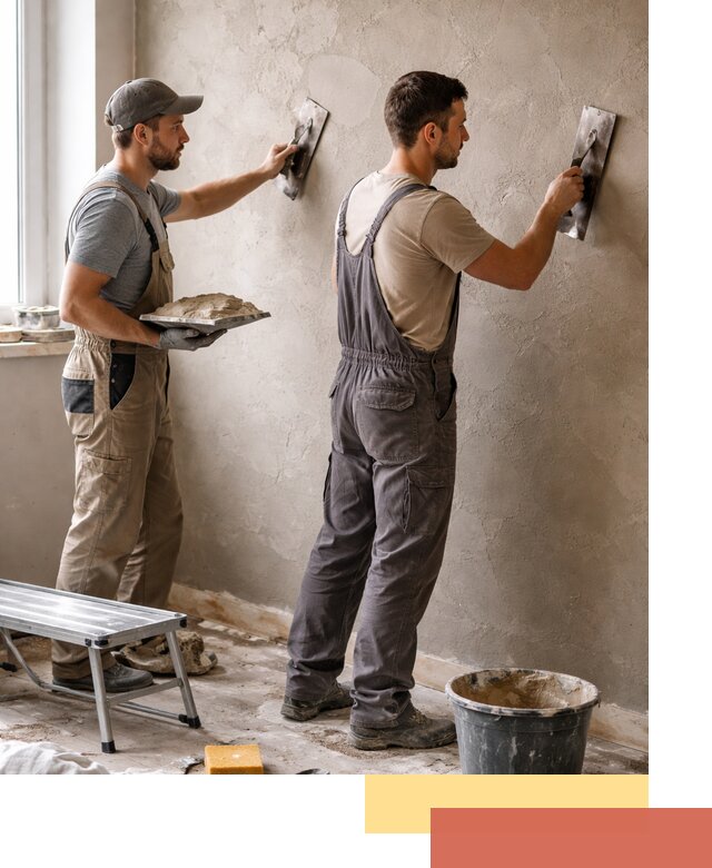 Ремонт декоративной штукатурки и восстановление фактуры в Миассе