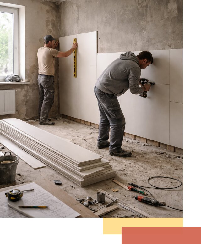 Монтаж ПВХ панелей на стены в Миассе качественно и быстро