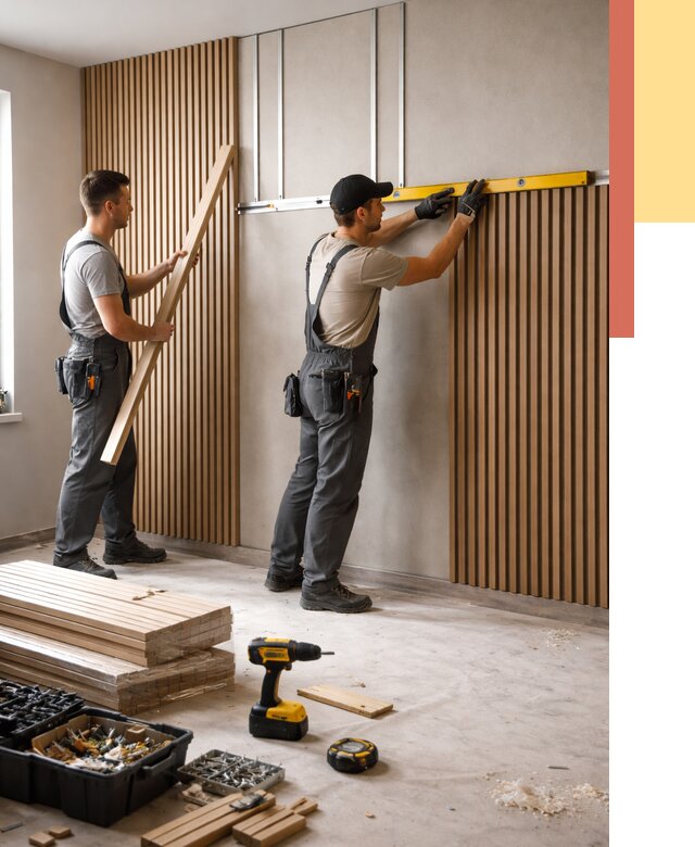 Монтаж реечных панелей на стены в Миассе от 1220 руб. — быстро и недорого | ОТДЕЛОЧНИК-Мсс