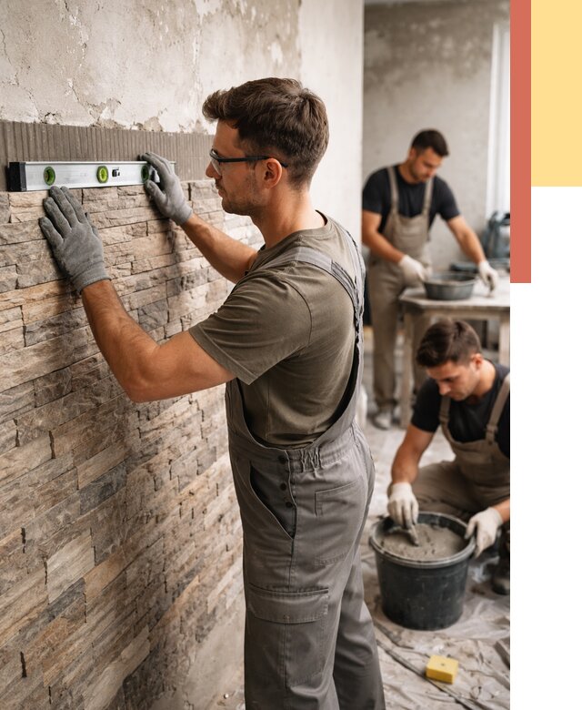 Монтаж искусственного камня в Миассе от 4577 руб. под ключ | ОТДЕЛОЧНИК-Мсс