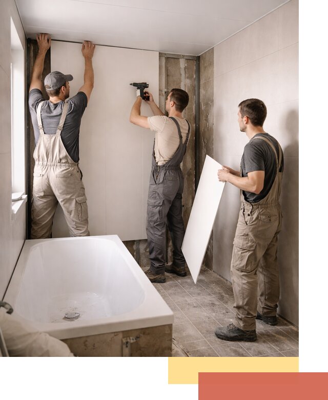 Отделка ванной панели ПВХ профессионально в Миассе