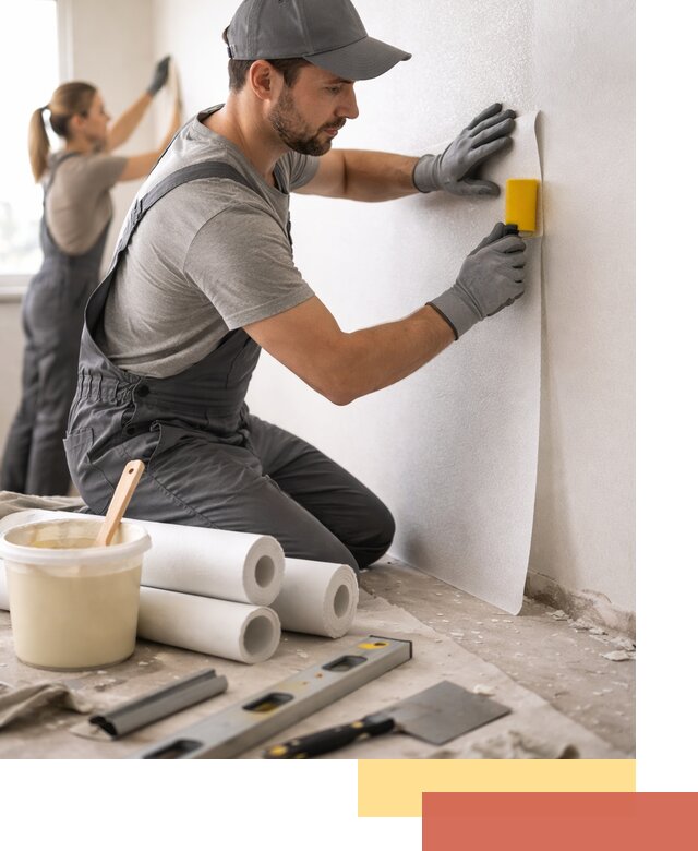 Поклейка стеклообоев профессионально в Миассе