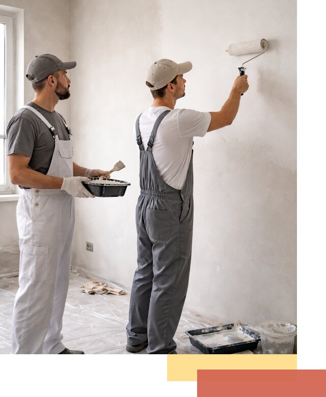 Покраска стен водоэмульсионной краской в Миассе