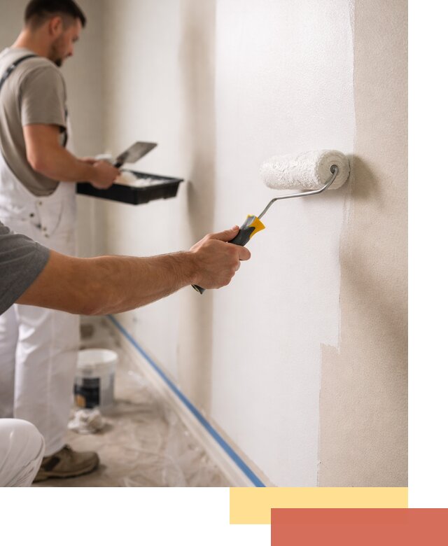 Покраска стен акриловой краской профессионально в Миассе