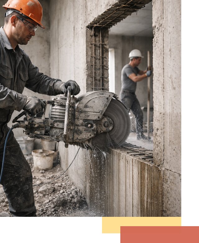 Алмазная резка проемов в Миассе быстро и точно