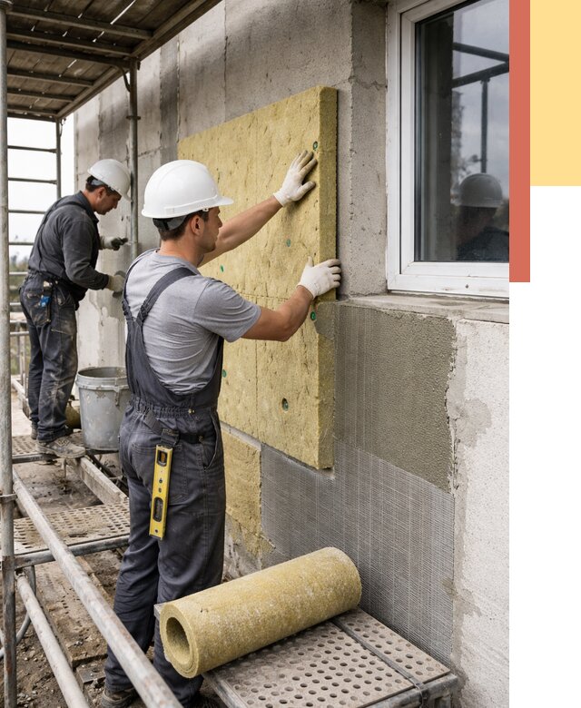 Утепление стен в Миассе от 4373 руб. под ключ — быстро и недорого | ОТДЕЛОЧНИК-Мсс