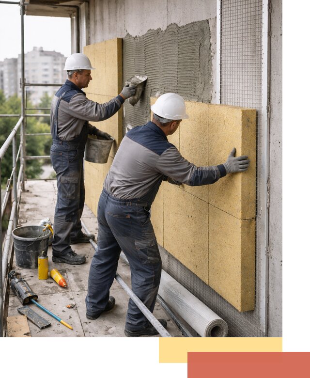 Утепление стен зданий и домов в Миассе качественно и надежно