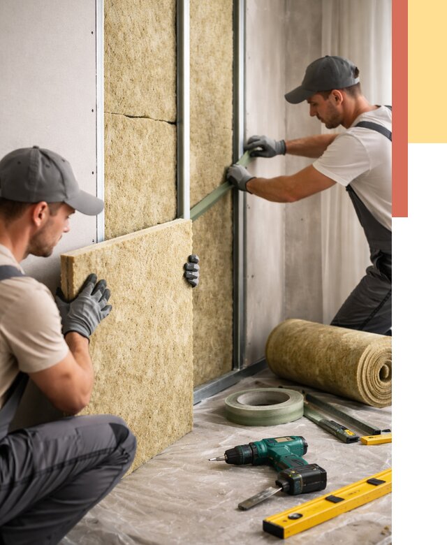 Шумоизоляция стен в Миассе под ключ от 1881 руб. | ОТДЕЛОЧНИК-Мсс