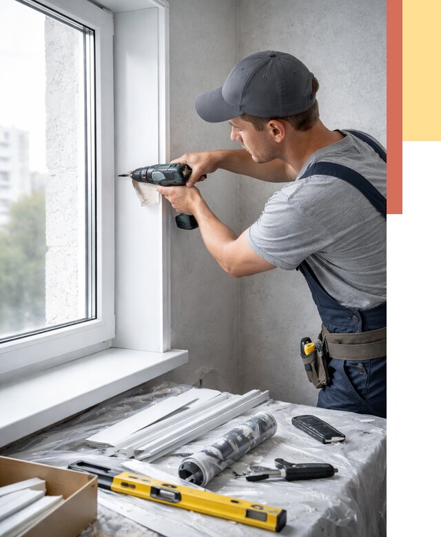 Установка пластиковых откосов в Миассе от 2288 руб. | ОТДЕЛОЧНИК-Мсс монтаж, быстро и недорого