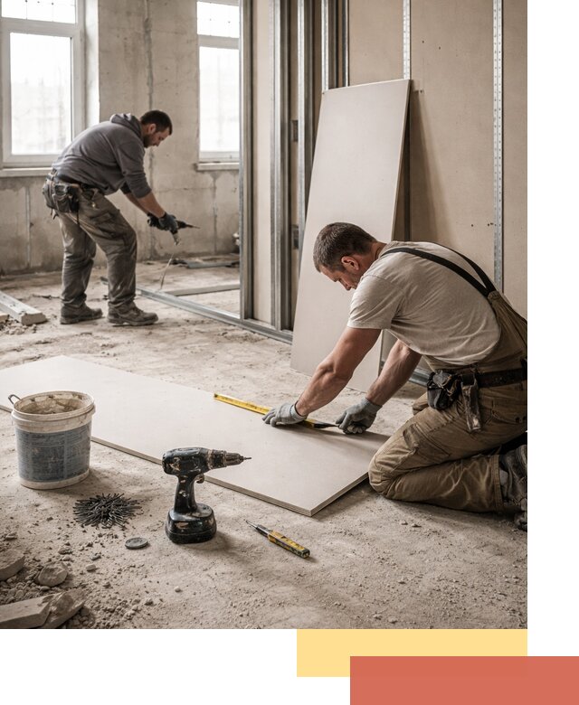 Кладка перегородок из ПГП под ключ в Миассе