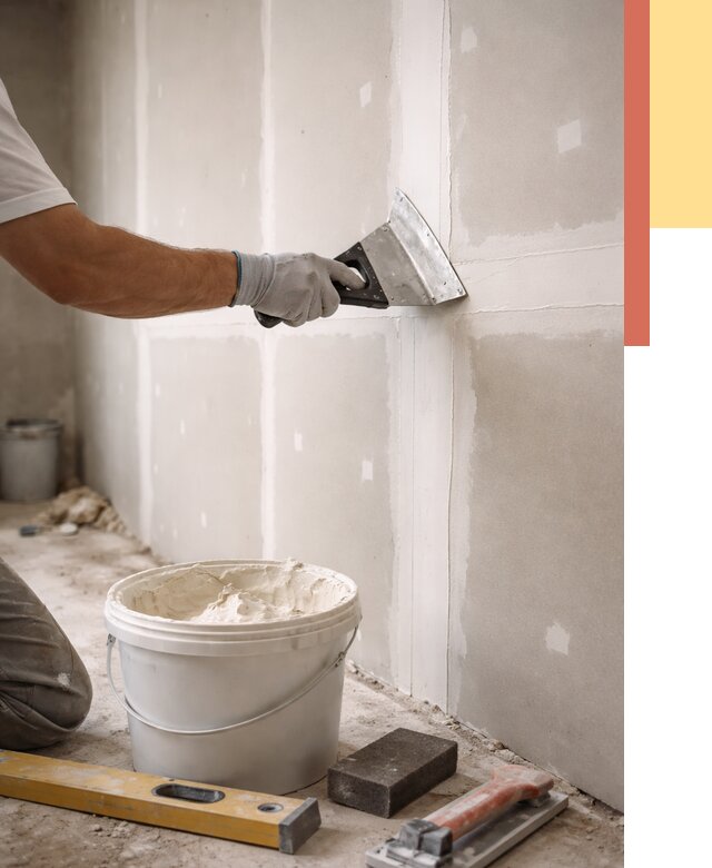 Шпаклевка перегородок из гипсокартона в Миассе от 2543 руб. — услуги ОТДЕЛОЧНИК-Мсс