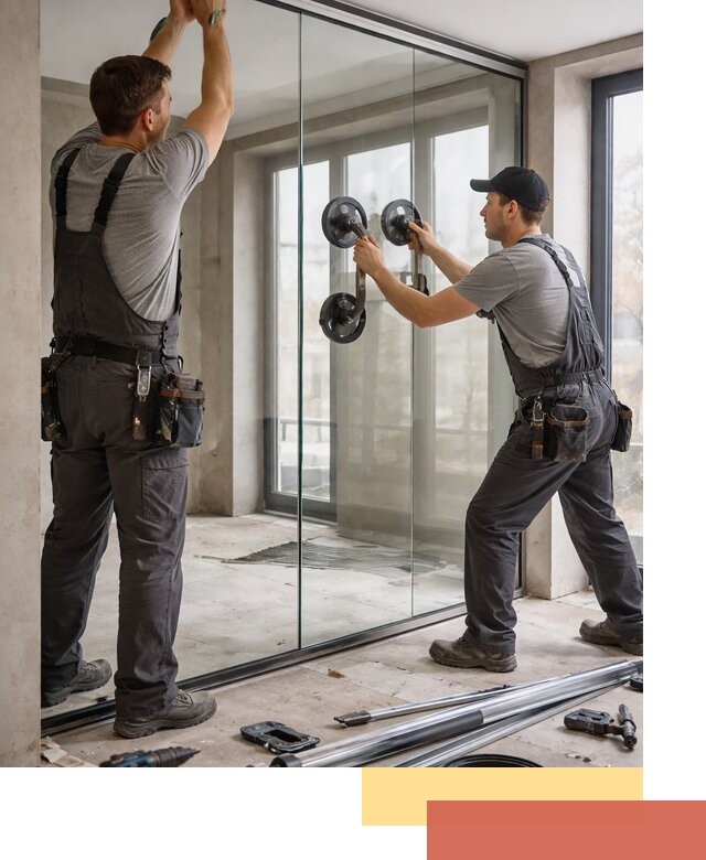 Цельностеклянные перегородки под ключ в Миассе