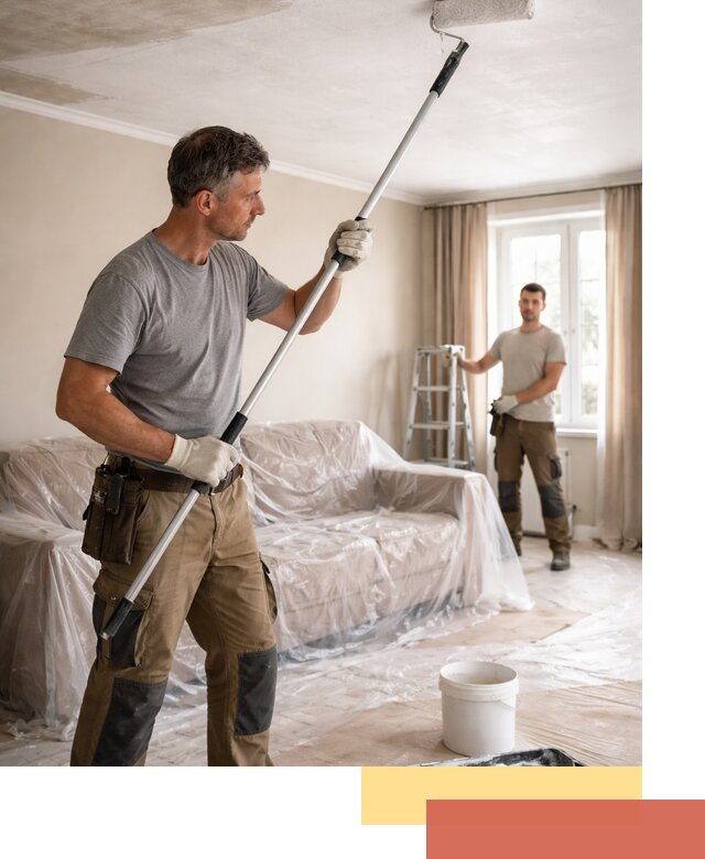 Грунтовка потолка в Миассе — подготовка под покраску и отделку