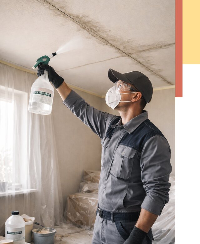 Антисептическая обработка потолка в Миассе от 2543 руб. | ОТДЕЛОЧНИК-Мсс