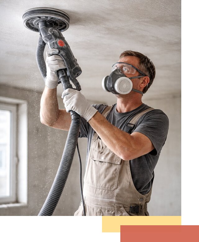 Шлифовка потолка в Миассе — качественная подготовка под отделку