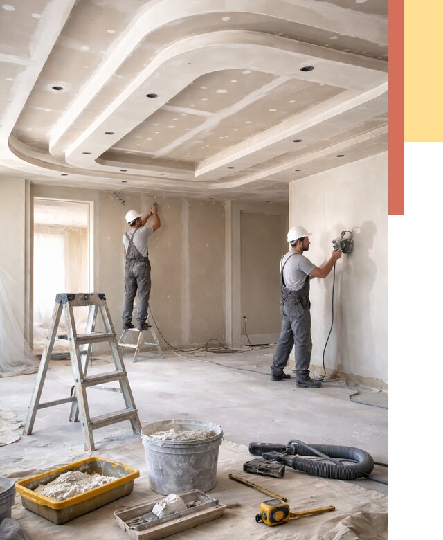 Многоуровневый потолок из гипсокартона в Миассе от 763 руб. под ключ | ОТДЕЛОЧНИК-Мсс