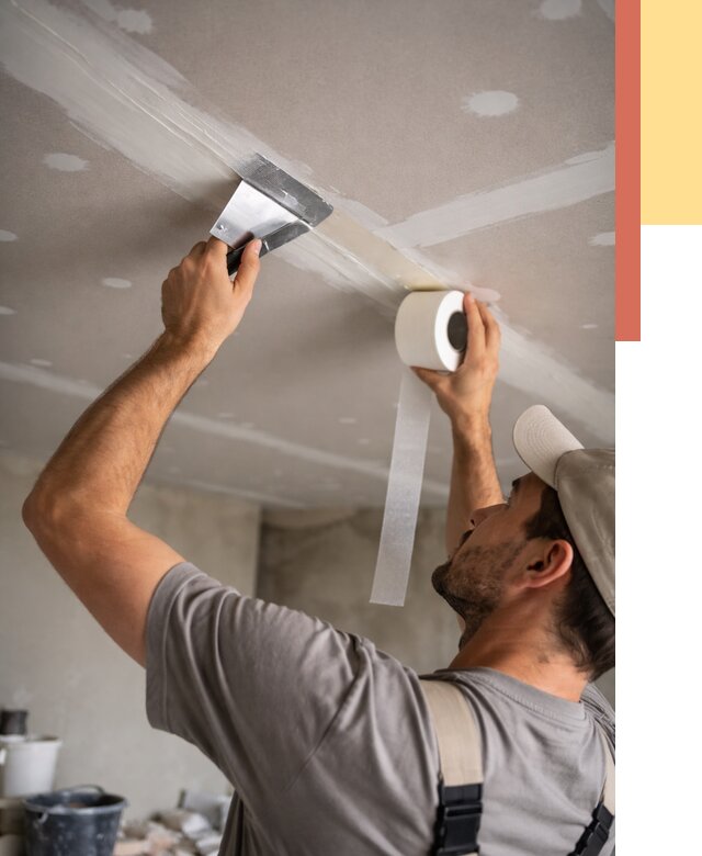 Обработка швов потолка ГКЛ в Миассе от 7628 руб. под ключ | ОТДЕЛОЧНИК-Мсс