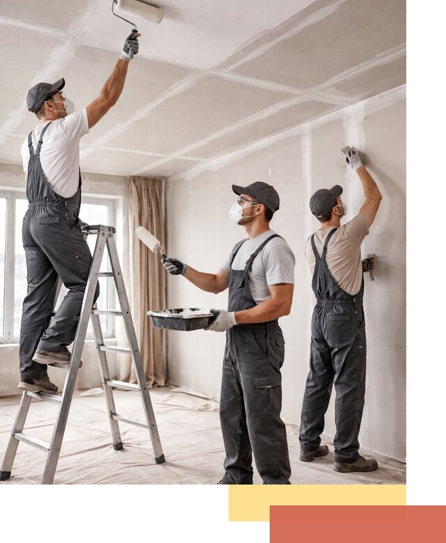 Покраска потолка из гипсокартона в Миассе качественно и недорого