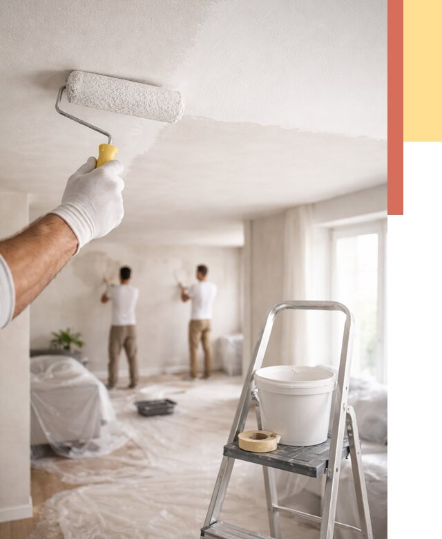 Покраска потолка акриловой краской в Миассе от 2543 руб. | ОТДЕЛОЧНИК-Мсс