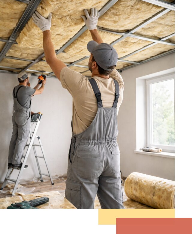 Утепление потолка под ключ в Миассе качественно и быстро