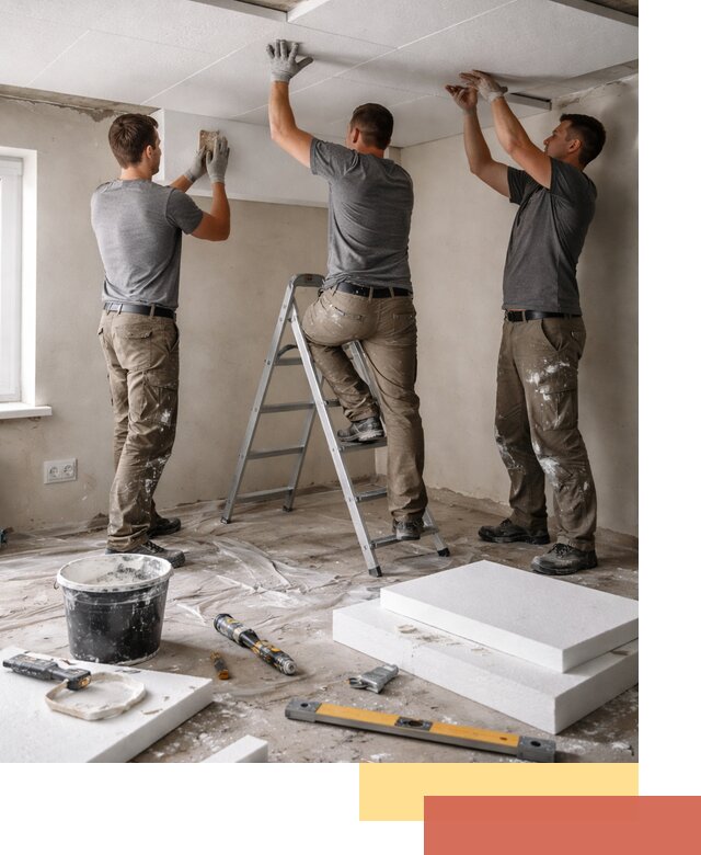 Утепление потолка пенопластом в Миассе быстро и качественно