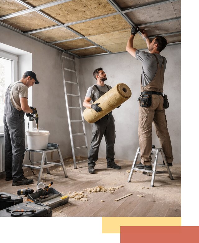 Шумоизоляция потолка в Миассе: профессиональный монтаж и отделка