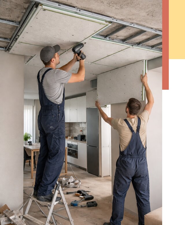 Шумоизоляция потолка панелями зипс в Миассе от 1881 руб. под ключ | ОТДЕЛОЧНИК-Мсс